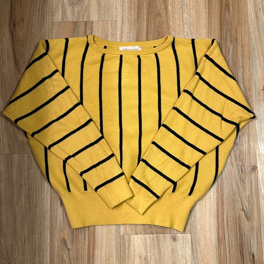 Philosophy ribbed sweater